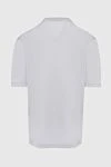 White cotton T-shirt for men Zilli - picture print, logo. 100% cotton. Country of manufacture: Italy. Care: specialized cleaning - photo 6