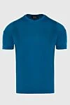 Zilli Cotton T-shirt blue for men - 100% cotton. Country of manufacture: Italy. Care: specialized cleaning - photo 1