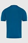 Cotton T-shirt blue for men Zilli - 100% cotton. Country of manufacture: Italy. Care: specialized cleaning - photo 6