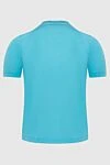 Blue cotton T-shirt for men Zilli - 100% cotton. Country of manufacture: Italy. Care: specialized cleaning - photo 6