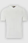 Zilli White cotton T-shirt for men - 100% cotton. Country of manufacture: Italy. Care: specialized cleaning - photo 1