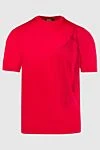 Zilli Red cotton T-shirt for men - 100% cotton. Country of manufacture: Italy. Care: specialized cleaning - photo 1