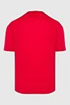 Red cotton T-shirt for men Zilli - 100% cotton. Country of manufacture: Italy. Care: specialized cleaning - photo 6