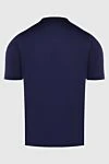 Cotton T-shirt blue for men Zilli - 100% cotton. Country of manufacture: Italy. Care: specialized cleaning - photo 6