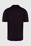 Black cotton T-shirt for men Zilli - print. 100% cotton. Country of manufacture: Italy. Care: specialized cleaning - photo 6