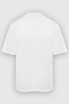 White cotton T-shirt for men Zilli - print. 100% cotton. Country of manufacture: Italy. Care: specialized cleaning - photo 6