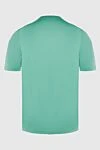 Green cotton T-shirt for men Zilli - print. 100% cotton. Country of manufacture: Italy. Care: specialized cleaning - photo 6