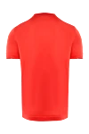 Red cotton T-shirt for men Zilli - 100% cotton. Country of manufacture: Italy. Care: specialized cleaning - photo 6