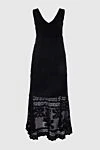 D.Exterior Black dress for women - lace. 64% cotton, 16% polyamide, 15% viscose, 5% polyester. Country of manufacture: Italy. Care: specialized cleaning - photo 1