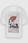 Zimmermann White women's t-shirt with beach retro print cotton
- picture print. 100% cotton. Country of origin: Italy. Care: specialized cleaning - photo 1
