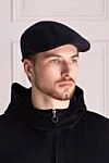 Cap made of gray wool for men Brunello Cucinelli - 100% wool. Country of manufacture: Italy. Care: specialized cleaning - photo 2
