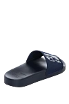 Brunello Cucinelli Blue nylon slippers for men - embossing, drawing. Material: nylon. nylon. Country of origin: Italy. Care: specialized cleaning - photo 5