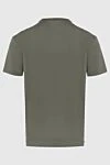 Green cotton T-shirt for men Dolce & Gabbana - embroidered logo. 100% cotton. Country of manufacture: Italy. Care: specialized cleaning - photo 6