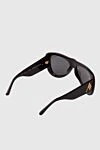 The Attico Edie black aviator sunglasses for women Linda Farrow - Logo. acetate, metal, acrylic. light-black. Country of manufacture: Italy. Care: specialized cleaning - photo 4