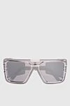 Balmain Women's sunglasses for women - Logo. UV protection. Titanium/100% polyamide. Gray. Country of manufacture: Italy. Care: specialized cleaning - photo 1