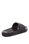 Women's rubber slippers with an embossed logo, black Dolce & Gabbana - embossed logo. rubber. Country of origin: Italy. Care: specialized cleaning - photo 4