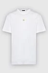 Dolce & Gabbana White cotton T-shirt for men - logo. 100% cotton. Country of manufacture: Italy. Care: specialized cleaning - photo 1