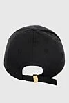 Black cotton cap for men Dolce & Gabbana - Metal brand logo. 100% cotton. Country of manufacture: Italy. Care: specialized cleaning - photo 4