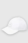 Dolce & Gabbana White cotton and elastane cap for men - Logo Patch. 97% cotton, 3% elastane. Country of manufacture: Italy. Care: specialized cleaning - photo 3