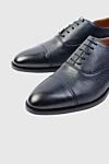 Doucal`s Blue leather men's shoes - 100% leather. Lace-up. Interior: Leather. Insole: Leather. Heel height: 2cm. Outsole: Other materials. Country of origin: Italy. Care: specialized cleaning - photo 5