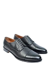 Doucal`s Men's black leather shoes - 100% leather. Lace-up. Interior: Leather. Insole: Leather. Heel height: 2cm. Outsole: Other materials. Country of manufacture: Italy. Care: specialized cleaning - photo 3