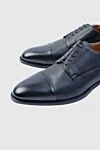 Doucal`s Men's black leather shoes - 100% leather. Lace-up. Interior: Leather. Insole: Leather. Heel height: 2cm. Outsole: Other materials. Country of manufacture: Italy. Care: specialized cleaning - photo 5