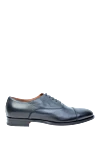 Doucal`s Blue leather men's shoes - 100% leather. Lace-up. Interior: Leather. Insole: Leather. Heel height: 2cm. Outsole: Other materials. Country of origin: Italy. Care: specialized cleaning - photo 1