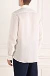 White linen shirt for men Brunello Cucinelli - 100% linen. Closure: buttons. Country of origin: Italy. Care: specialized cleaning - photo 4
