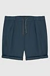 Brunello Cucinelli Green cotton shorts for men - 100% cotton. drawstring. two side pockets, two back pockets. Country of manufacture: Italy. Care: specialized cleaning - photo 1