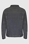 Джинсовая куртка из хлопка серая мужская Brunello Cucinelli - 100% хлопок. Пуговицы. Два боковых кармана, два нагрудных кармана. Страна производитель: Италия. Уход: специализированная чистка - фото 6