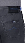 Jacob Cohen Cotton and polyester jeans gray for men - logo,. 90% cotton, 8% polyester, 2% elastane. Closure: button, zipper. Three side pockets, two back pockets. Country of origin: Italy. Care: specialized cleaning - photo 5