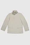 Loro Piana Beige polyester, polyurethane and cotton jacket for men - 100% polyester, 100% polyurethane, 100% cotton. Fastener: Zipper. Two side pockets. Country of origin: Italy. Care: specialized cleaning - photo 1