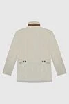 Loro Piana Beige polyester, polyurethane and cotton jacket for men - 100% polyester, 100% polyurethane, 100% cotton. Fastener: Zipper. Two side pockets. Country of origin: Italy. Care: specialized cleaning - photo 7