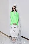 MSGM Жакет из вискозы зеленый женский - 100% вискоза. пуговица. два боковых кармана. Страна производитель: Италия. Уход: специализированная чистка - фото 9