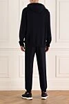 Sports suit for men made of cotton and polyamide blue Brunello Cucinelli - 94% cotton, 6% polyamide. Closure: Drawstring, zipper. Four side pockets. Country of manufacture: Italy. Care: specialized cleaning - photo 4