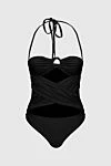 Giuseppe Di Morabito Black women's swimsuit made of polyamide and elastane - 80% polyamide, 20% elastane. Country of manufacture: Italy. Care: specialized cleaning - photo 1