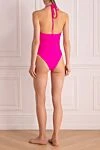 Swimsuit made of polyamide and elastane pink for women Giuseppe Di Morabito - 80% polyamide, 20% elastane. Country of manufacture: Italy. Care: specialized cleaning - photo 4