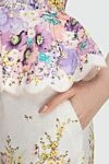 Zimmermann Брючный костюм из льна белый женский - цветочный принт. 100% лен. молния. Страна производитель: Италия. Уход: специализированная чистка - фото 5