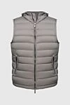 Moorer Жилет из полиамида серый мужской - 100% полиамид. Молния. Два боковых кармана на кнопках. Страна производитель: Италия. Уход: специализированная чистка - фото 1
