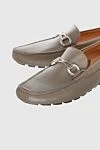 Cesare di Napoli Moccasins for men made of brown leather - Metal Buckle. 100% leather. Interior: Leather. Insole: Leather. Outsole: Other materials. Country of manufacture: Italy. Care: specialized cleaning - photo 5