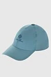 Loro Piana Gray polyester cap for men - Contrasting logo embroidery. 100% polyester. Country of manufacture: Italy. Care: specialized cleaning - photo 3