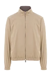 Loro Piana Куртка из кашемира и полиамида бежевая мужская - 100% кашемир, полиамид. двухсторонняя. Молния. Два боковых кармана. Страна производитель: Италия. Уход: специализированная чистка - фото 1