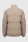 Brunello Cucinelli Men's down jacket made of acrylic beige - 80% acrylic, 20% other fibers. Closure: Zipper. Two side pockets, two inside pockets. Country of manufacture: Italy. Care: specialized cleaning - photo 7