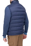 Ерлерге арналған көк түсті нейлон көкірекше Brunello Cucinelli - Құрамы: 100% нейлон. Жабу: найзағай. Қалталар: екі бүйір, үш ішкі. Оқшаулау: нейлон. Шығарылған елі: Италия. Күтім: арнайы тазалау - фото 4