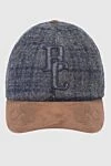 Brunello Cucinelli Кепка из альпаки, шерсти и акрила серая мужская - Вышивка логотипа. 58% альпака, 27% шерсть, 15% акрил. Страна производитель: Италия. Уход: специализированная чистка - фото 1