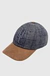 Brunello Cucinelli Кепка из альпаки, шерсти и акрила серая мужская - Вышивка логотипа. 58% альпака, 27% шерсть, 15% акрил. Страна производитель: Италия. Уход: специализированная чистка - фото 3