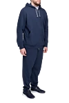 Brunello Cucinelli Костюм спортивный мужской из хлопка и акрила синий - Капюшон. 93% хлопок, 7% акрил. Кулиска, молния. Четыре боковых кармана. Страна производитель: Италия. Уход: специализированная чистка - фото 3