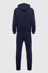 Brunello Cucinelli Костюм спортивный мужской из хлопка и акрила синий - Капюшон. 93% хлопок, 7% акрил. Кулиска, молния. Четыре боковых кармана. Страна производитель: Италия. Уход: специализированная чистка - фото 7