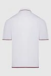 Stefano Ricci Поло из хлопка и шелка белое мужское - Фактурный узор. 60% шёлк, 40% хлопок. Молния. Страна производитель: Италия. Уход: специализированная чистка - фото 7