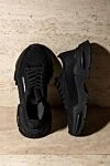 Dolce & Gabbana Black polyester sneakers for men - logo. 100% polyester (PL). lacing. Country of manufacture: Italy. Care: specialized cleaning - photo 7